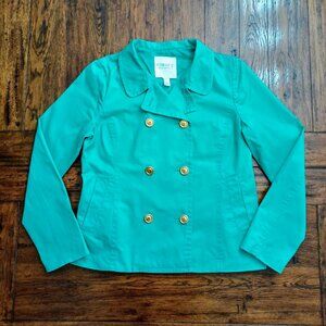 FOREVER 21 Women's Cropped Pea Coat. Size L